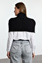 Black Crop Turtleneck Knitwear Jumpers Twoaw25Sv00006 - 5