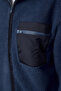 Winter Essentials Indigo Kalın Polar Fermuarlı Dik Yaka Cepli Örme Sweatshirt TWOAW24SW00071 - 4