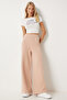 Women's Biscuit Wide-Leg Brushed Inside Thick Sweatpants OW00052
