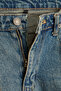 Lacivert Eskitme Efectli Baggy/90's Straight Fit Jeans Bol Kot Pantolon TMNSS24JE00012 - 6