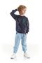 Boy's Robot Patterned Cotton Sweatshirt and Sweatpants Set - Ak2506 - 3