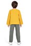 Shirt and Mustard Khaki Color Boys' Pants Set - 4
