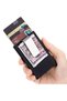 Aluminum Card Holder - Automatic Card Holder with Money Clip - Mechanical Card Holder - Metal Slim Card Holder 1 Piece - 2