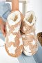 Women's Plush Furry Slippers Home Boots Home Shoes Thick Light Sole