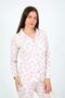 Fashion Line Women's Combed Cotton Long Sleeve Pajama Set 2776 - 3