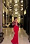 Red Dominic Rose Dress ATE-0917 - 5