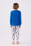 Boy's Rocket Pattern Pajamas Set - 3