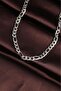 Men's Necklace with Steel Silver Bird's Eye Chain for Casual Neck - 3