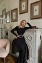 Buckle Back Detail Maxi Dress Ate3043 - 2
