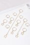 Comet Hair Earrings 12 Pieces - 2