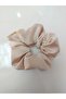 Standard Size Scrunchie 4-Piece Bagel Buckle Made of Faux Leather, Chanel, and Satin Fabric - 8