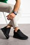 Black Unisex Washable Comfortable Breathable Odorless Knit Sneakers Sneakers 015 - 5