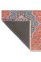 Alya Collection Antique Look Red Blue Patterned Woven Base Modern Decorative Carpet Alya26 - 5
