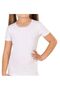 6 Pieces of Girls' Cotton Ribbed Collar with Lace Detail, Flexible and Comfortable Short Sleeve Undershirt (Undershirt) - 2