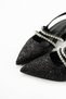 women's stylish ballet flats with stones-high heels-LNDA