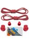 Smart Laces, Practical Elastic Shoelaces, Sports, Children'S, Classic and Boot Laces, Red 1 Pair - 2