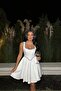White Dualipa Mini Dress ATE8257 - 3