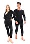 Double Unisex Thermal Set, Thermal Winter Thermal Underwear, Warm Cotton Undershirt Underwear - 4