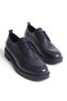 Shoes Genuine Leather Lace-Up Loafer Shoes - 2