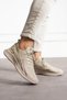 Beige Unisex Washable Comfortable Breathable Odorless Knitwear Sports Shoes Sneaker 015 - 5
