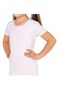 6 Pieces of Girls' Cotton Ribbed Collar with Lace Detail, Flexible and Comfortable Short Sleeve Undershirt (Undershirt) - 3