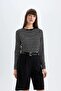 Regular Fit Crew Neck Striped Casual Long Sleeve T-Shirt A9254Ax24Au - 3