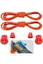 Smart Laces, Practical Elastic Shoelaces, Sports, Children'S, Classic and Boot Laces, Orange 1 Pair - 2