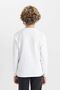 Boy's Crew Neck Basic Plain White Long Sleeve School T-Shirt K1686A624Au - 6