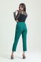 Women's Emerald Darted High Waist Fabric Trousers - 4