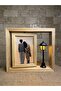 Handmade Wooden Rotating Frame with New Street Lamp