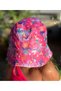 Stylish Fashion Girl Children's Disney Mermaid Patterned Bucket Baguette Hat Pink - 4
