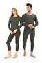 Double Unisex Thermal Set, Thermal Winter Thermal Underwear, Warm Cotton Undershirt Underwear - 3