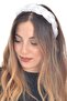 Women's Elastic Hair Braid White Hair Band