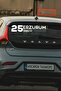 Erzurum White Car Sticker - 25 License Plate Coded, Roof County Writing, Special Design, 40X8 cm