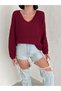 Women's V-Neck Thessaloniki Knit Oversize Sweater