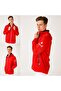 Red Mens Rain Jacket - 6