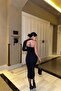 Black Single Sleeve Back Detail Dress ATE-0329 - 5