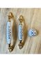 Porcelain Furniture Drawer Cloakroom Kitchen Cabinet Handle - 4