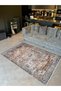 Alya Collection Gray Brown Tones Ethnic Patterned Woven Base Modern Decorative Carpet alya23 - 3