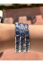Stainless Steel Blue Star Italian Charm - 4