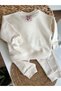 Girl's Floral Bottom Top Suit - 4