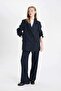 Wide Leg Normal Waist Standard Length Trousers D4356Ax24Au - 5