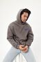 Unisex Oversize Sweatshirt Hoodie Eighty Five Printed Smoked – Hooded, Kangaroo Pocket, 3 Threads - 5