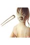 New Classic Model Metal Bun Buckle 10cm Gold - Women's Hair Bun Buckle Stick Buckle