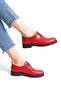 Ernila Shoes Genuine Leather Women's Lace-Up Loafer Shoes - 2