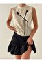 Cream Daisy Appique Knitwear Sweater