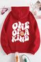 سويت شيرت كبير الحجم مطبوع من One Of a Kind