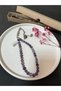 Natural Tesbi̇h (Amethist) 8mm Mat - Love Stone - 3