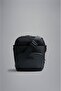 Men's Logo Detailed Zippered Daily Use Black Shoulder Bag24418101-011