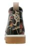 Men's Vegan Leather Black Ankle Boots - Living in a Vintage Dream Design - 6